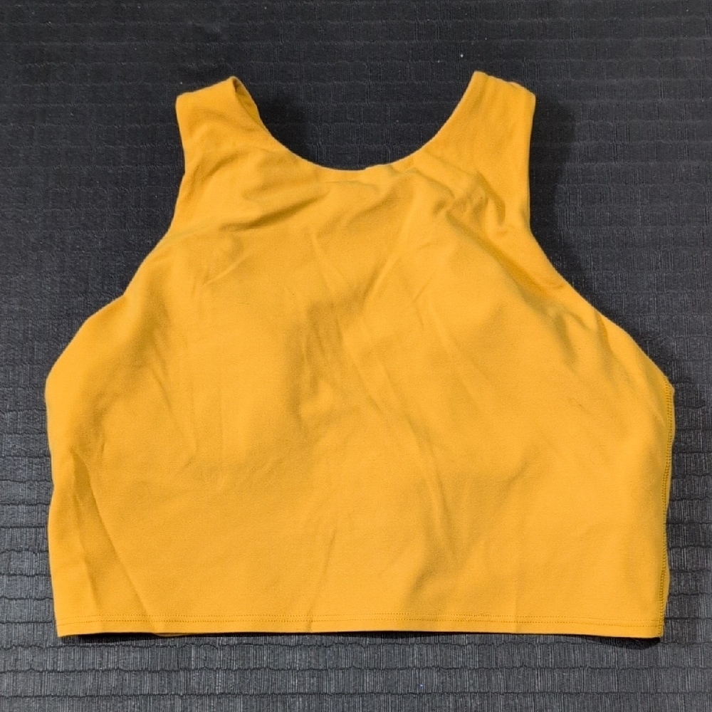 Women's Mustard Yellow Sleeveless Top